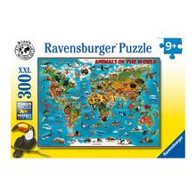 Rompecabezas Ravensburger Animales del Mundo XXL 300 piezas
