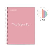 Cuaderno Profesional Rayado Miquel Rius Emotion Rosa 120 hojas