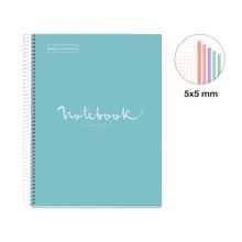Cuaderno Profesional Cuadro Chico Miquel Rius Emotions Azul Cielo 120 hojas