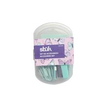 Mini Set de Oficina Stuk Butterfly Engrapadora y Clips