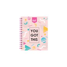 Cuaderno A5 Cuadro Grande Kiut Dura Book 160 hojas