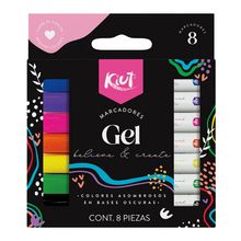 Marcadores de Gel Kiut 8 piezas