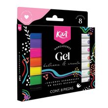 Marcadores de Gel Kiut 8 piezas