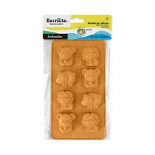 Molde Flexible Barrilito Silicón Animales Varios Colores 1 pieza