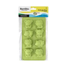 Molde Flexible Barrilito Silicón Animales Varios Colores 1 pieza