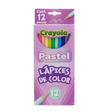 Lápices de Colores Crayola Pastel 12 piezas
