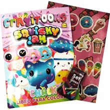 Libro para Colorear Crayitoons Gis Squishy Jam Niña