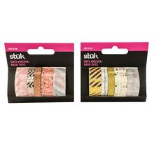 Cintas Washi Stuk Figuras Varios Modelos 5 piezas