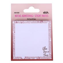 Notas Adhesivas Stuk Rosa 7.6x7.6cm 60 hojas