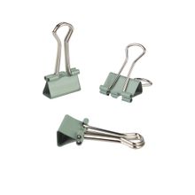 Sujetadocumentos Stuk Verde 19mm 12 piezas