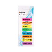Banderitas Adhesivas OfficeMax Flechas con Frases 160 hojas