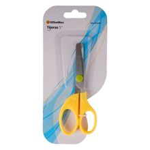 Tijera Escolar OfficeMax Amarilla 13cm