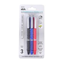 Bolígrafos de Gel Stuk 1.0mm 3 piezas