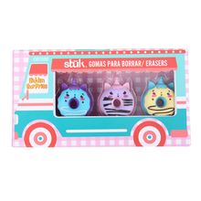 Gomas para Borrar Stuk Gatitos 4 piezas