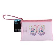 Lapicera Stuk Mariposa Rosa