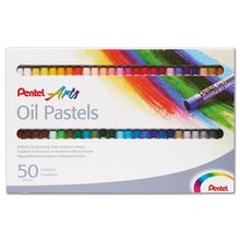 Colores Pastel Pentel Arts Oil Pastels 50 piezas
