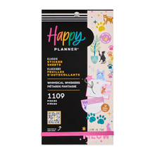 Stickers Happy Planner Whimsical Whiskers 1109 piezas