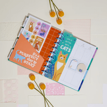 Paquete de Accesorios para Planificador Happy Planner Whimsical Whiskers