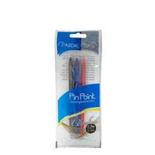 Bolígrafos Azor Pint Point Punto Ultrafino Multicolor 3 piezas