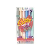 Bolígrafos Retractiles Mooving Pastel 6 piezas