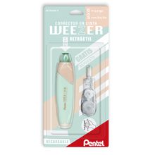 Cinta Correctora Pentel Weezer Recargable 6m x 5mm Varios Colores 1 pieza