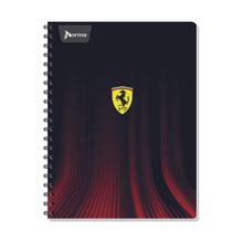 Cuaderno Profesional Cuadro Grande 5 Materias Ferrari 200 hojas