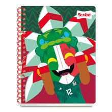 Cuaderno Profesional Rayado Scribe Selección Mexicana 100 Hojas