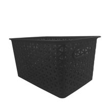 Organizador Calado Icasi Rectangular Negro