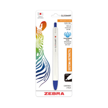 Marcador Zebra ClickArt Azul