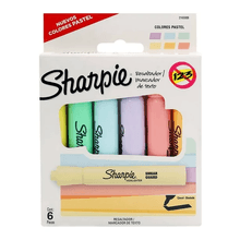 Marcatextos Sharpie Pastel 6 piezas