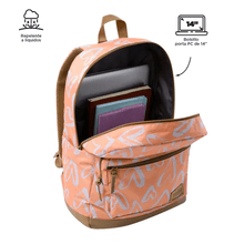 Mochila Totto Tocax Rosa Corazones