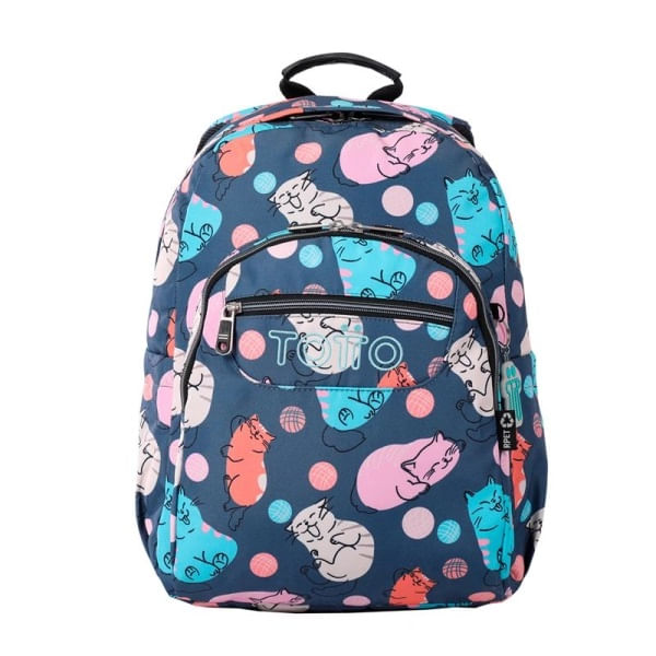 Mochila totto gatos on sale