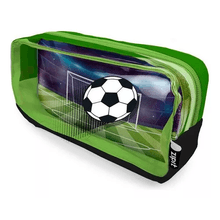 Lapicera Doble Zipit Futbol Verde