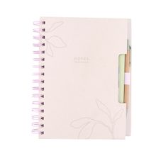 Libreta Rayada con Bolígrafo y Notas Adhesivas Stuk Rosa 80 hojas