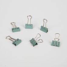 Sujetadocumentos Stuk Verde 19mm 8 piezas