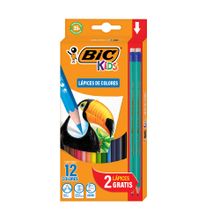 Lápices de colores Bic Evolution Hexagonal 12 pzas