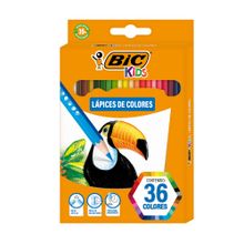 Lápices de Colores Bic Evolution Hexagonal 36 pzas