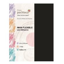 Imán Flexible con Adhesivo Pochteca Tamaño Carta Calibre 15"