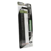 Lápices y Sacapuntas Dixon Ticonderoga Blanco y Negro 7 piezas