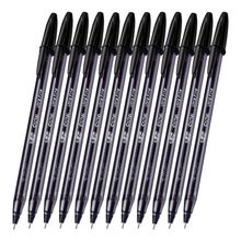 Bolígrafos Bic Cristal Punto Ultra Fino Negro 12 pzas