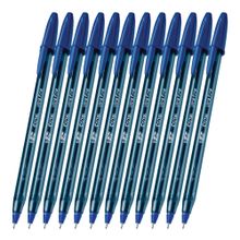Bolígrafos Bic Cristal Punto Ultra Fino Azul 12 pzas
