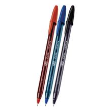 Bolígrafos Bic Punto Ultra Fino Rojo Azul Negro 3 piezas
