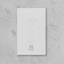 Interruptor de Pared Inteligente Mirati Touch 3 apagadores