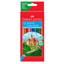 Lápices de Colores Faber Castell Ecolápices Hexagonal 12 piezas