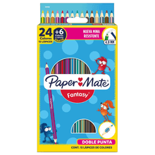 Lápices de Colores Dúo Paper Mate Fantasy Redondos 15 piezas
