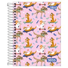 Agenda Diaria 2025 Tilibra D+ Femenina M4 Varios Modelos 1 pieza