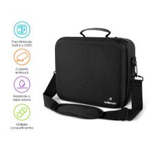 Estuche de Viaje para Nintendo Switch Rígido Negro
