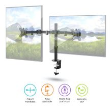 Soporte para 2 Monitores de 13” a 30"