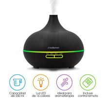 Humidificador y Difusor Negro 550ml