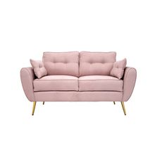 Sofá de 2 Plazas Alterego Boho Rosa